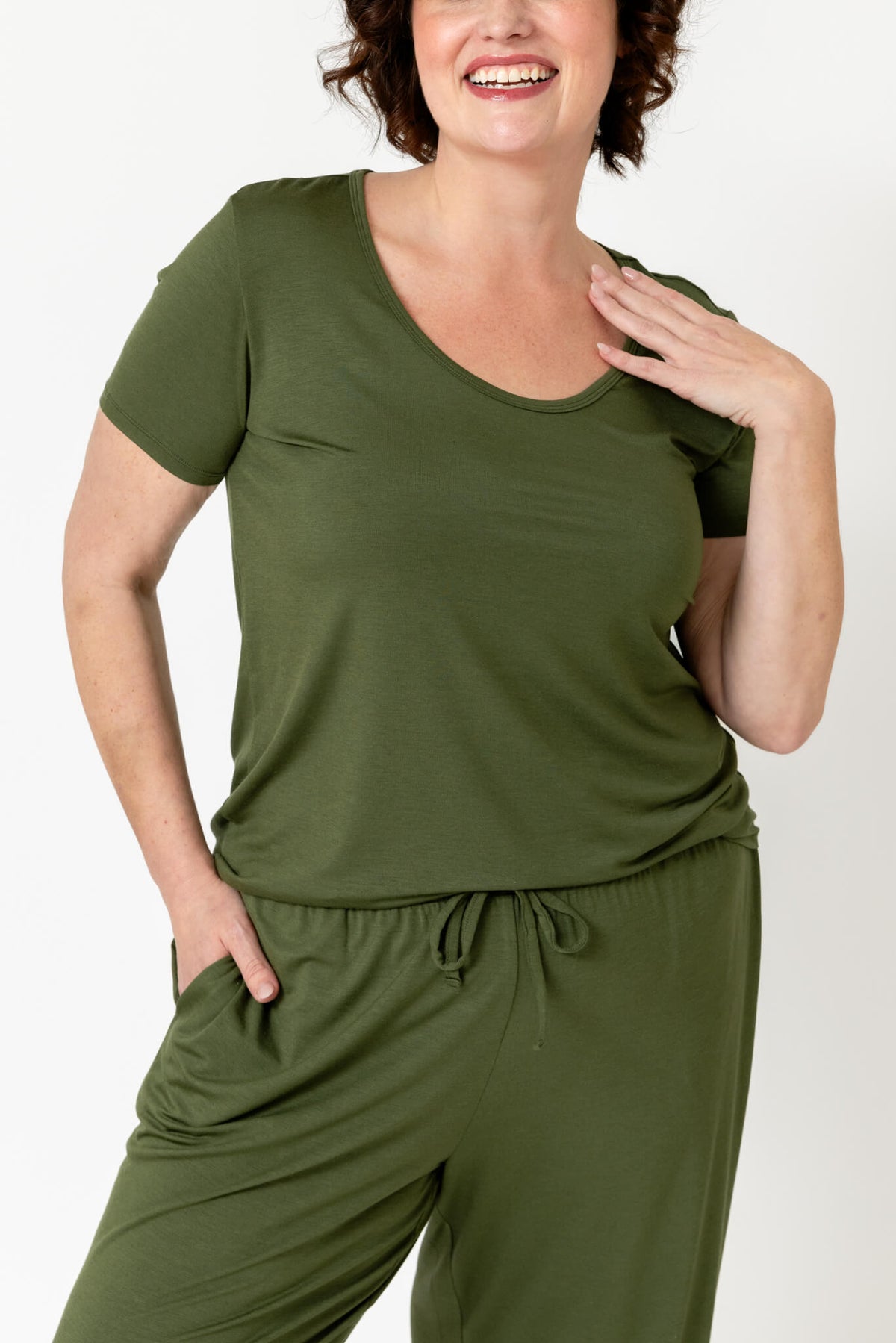 Drier Nights Sleep Tee & Pant with Pockets Set