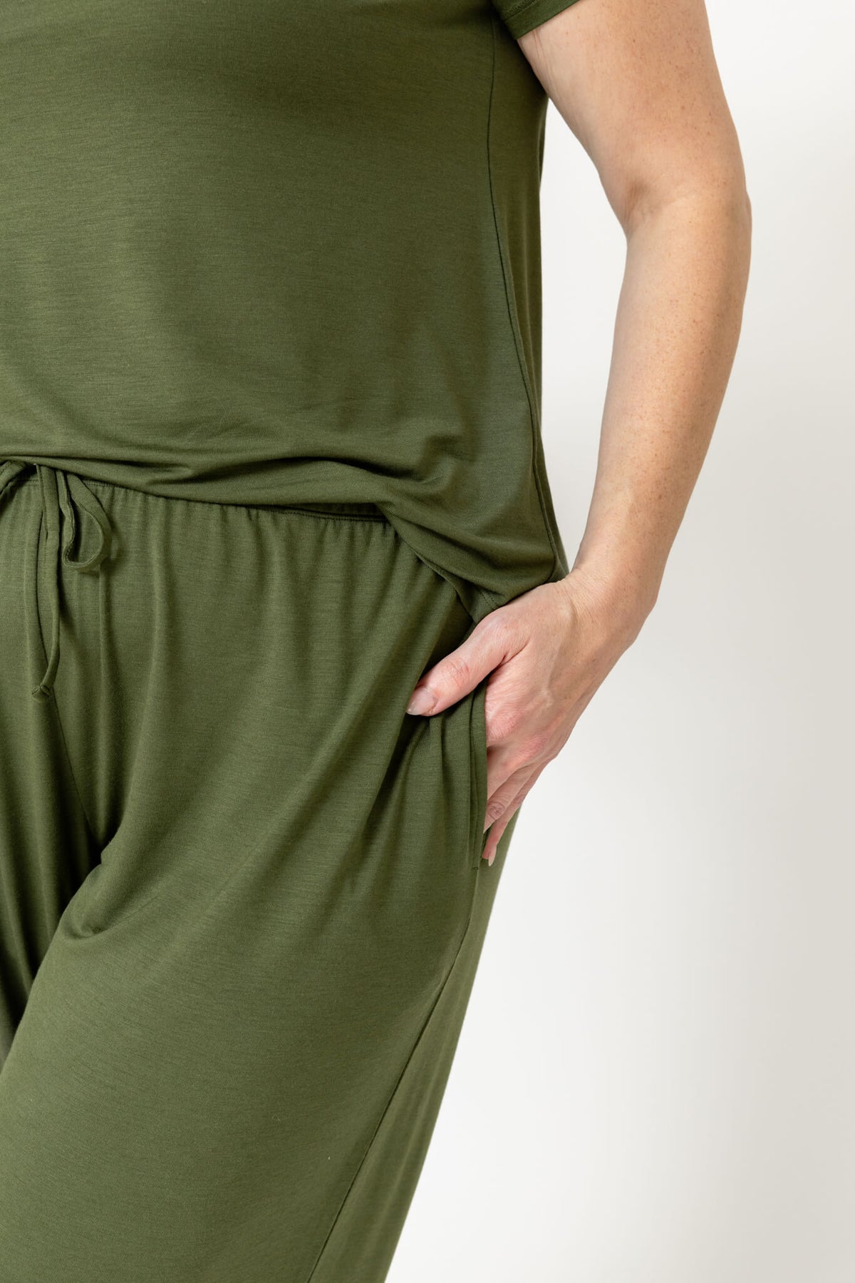 Drier Nights Sleep Tee & Pant with Pockets Set