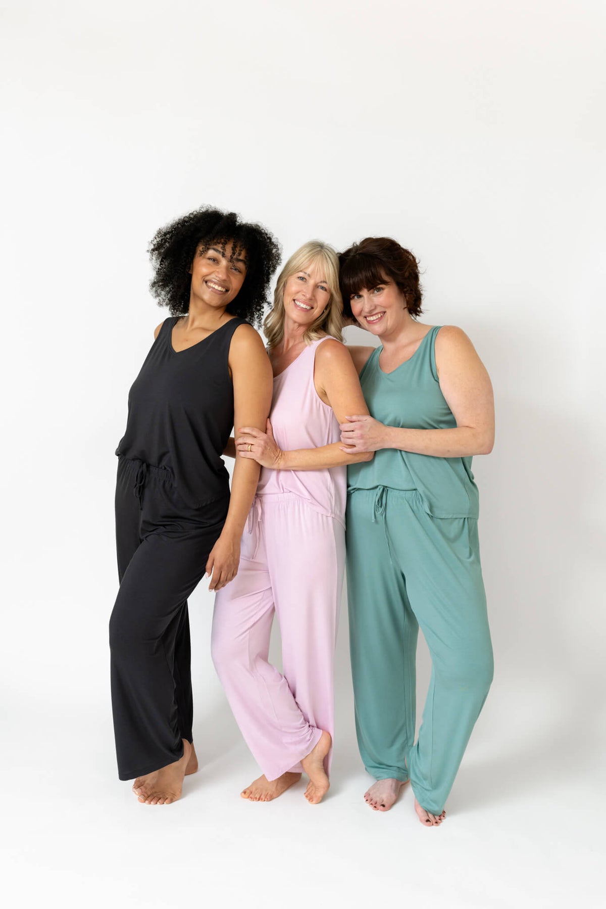 Drier Nights Soft V-Neck Sleep Tank & Pant Set