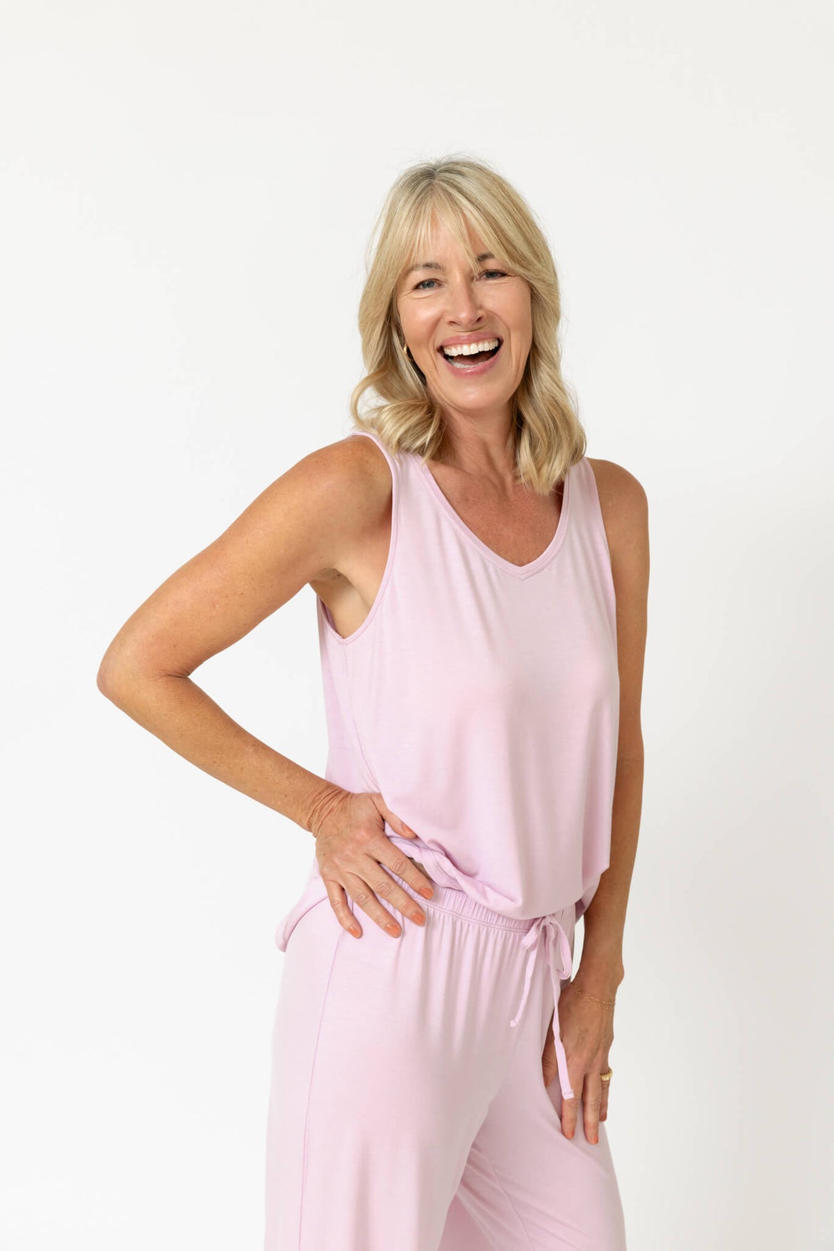Drier Nights Soft V-Neck Sleep Tank