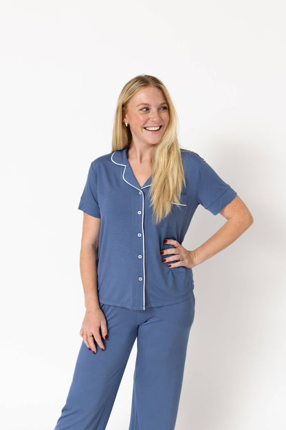 Drier Nights Button-Down Sleep Tee