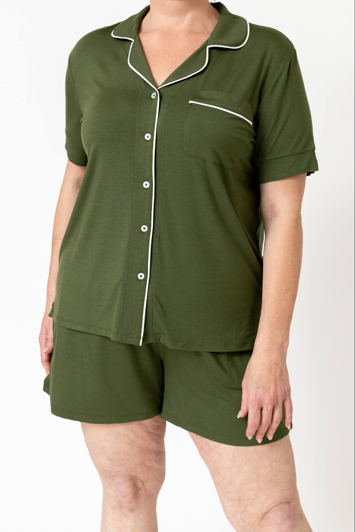 Drier Nights Button-Down Sleep Tee