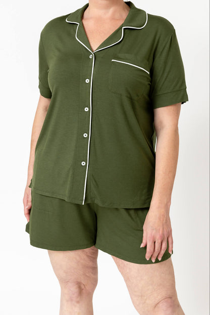 Drier Nights Button-Down Sleep Tee