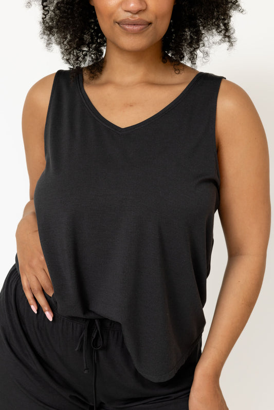 Drier Nights Soft V-Neck Sleep Tank