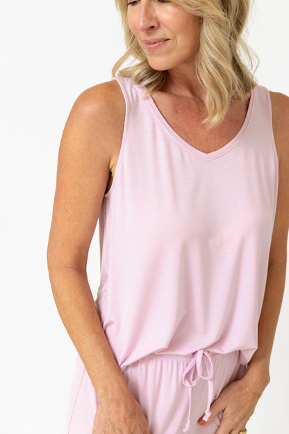 Drier Nights Soft V-Neck Sleep Tank